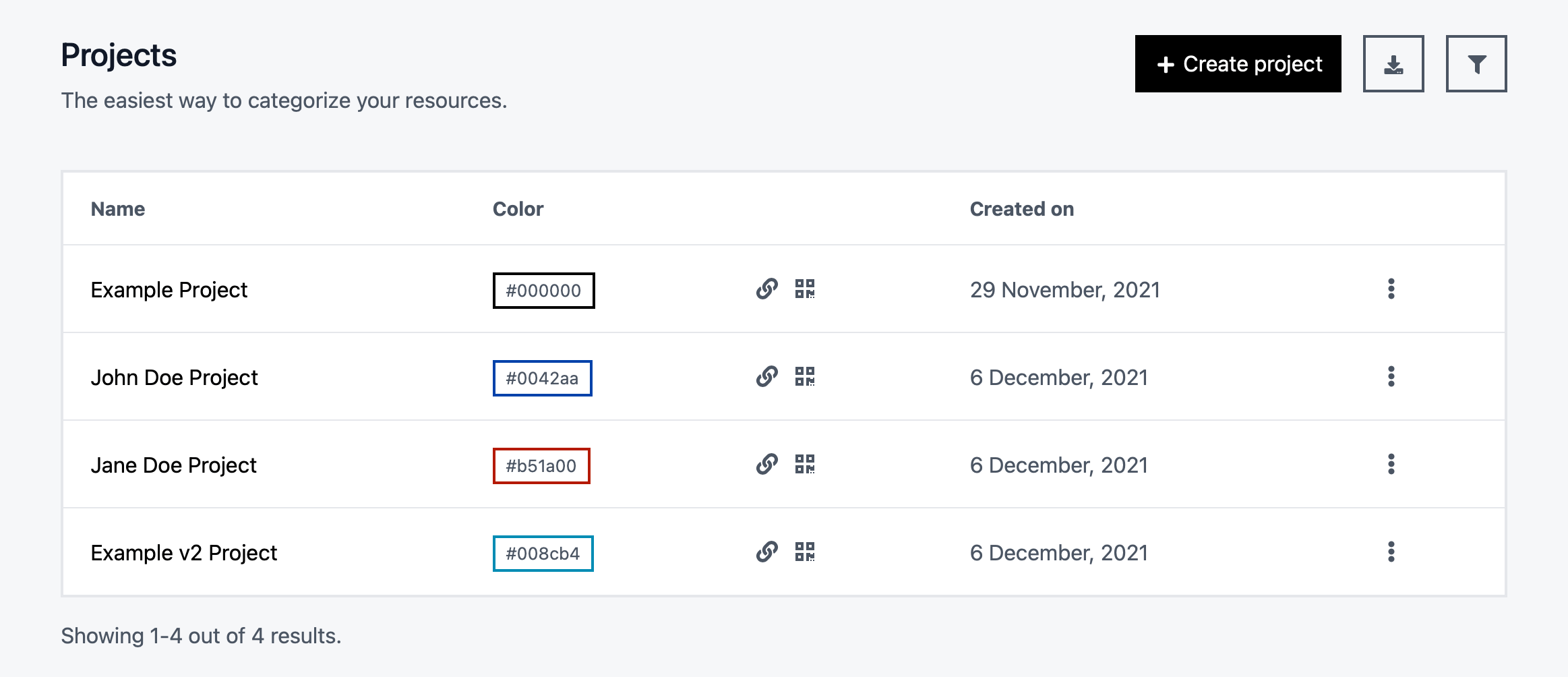 screenshot of QR Code Generator